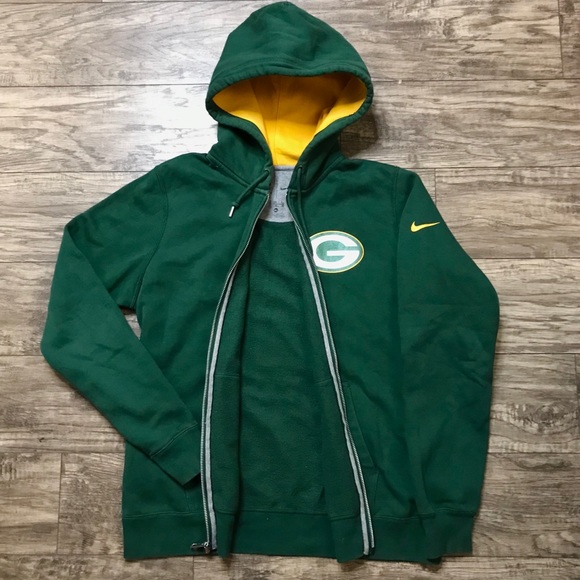 Nike Other - Nike Team Green Bay Packers NFL Full Zip Hoodie XL